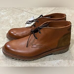 $425 ALLEN EDMONDS Discovery Chukka Desert Boots Brown Leather Suede 9.5 NEW